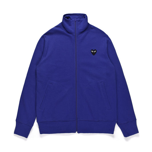 Comme des Garcons (CDG) Zip-Up Sweater Blue