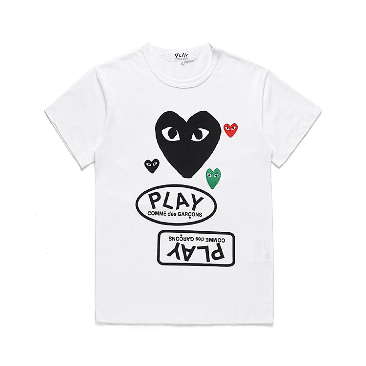 Comme des Garcons (CDG) 3x Play T-shirt White