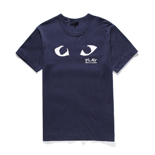 Comme des Garcons (CDG) Play eyes T-shirt Blue