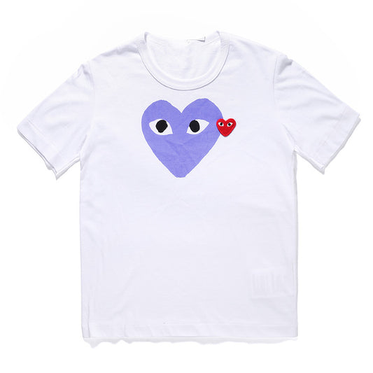 Comme des Garcons (CDG) Purple Heart T-shirt White
