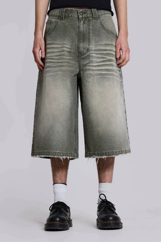 Jaded LDN Union Jack Jorts Khaki