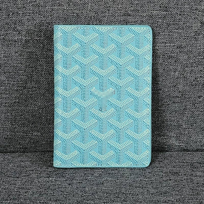 Goyard Grenelle Passport Cover Baby Blue