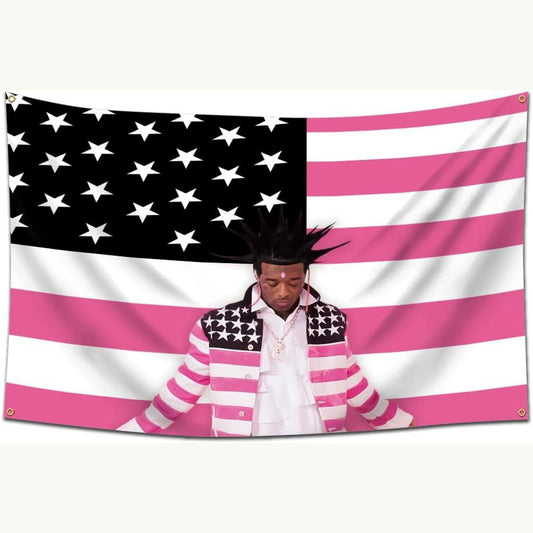 Uzi "Pink Tape" Flag