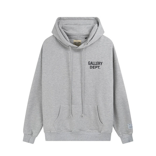 Gallery Dept. small print Hoodie Grey