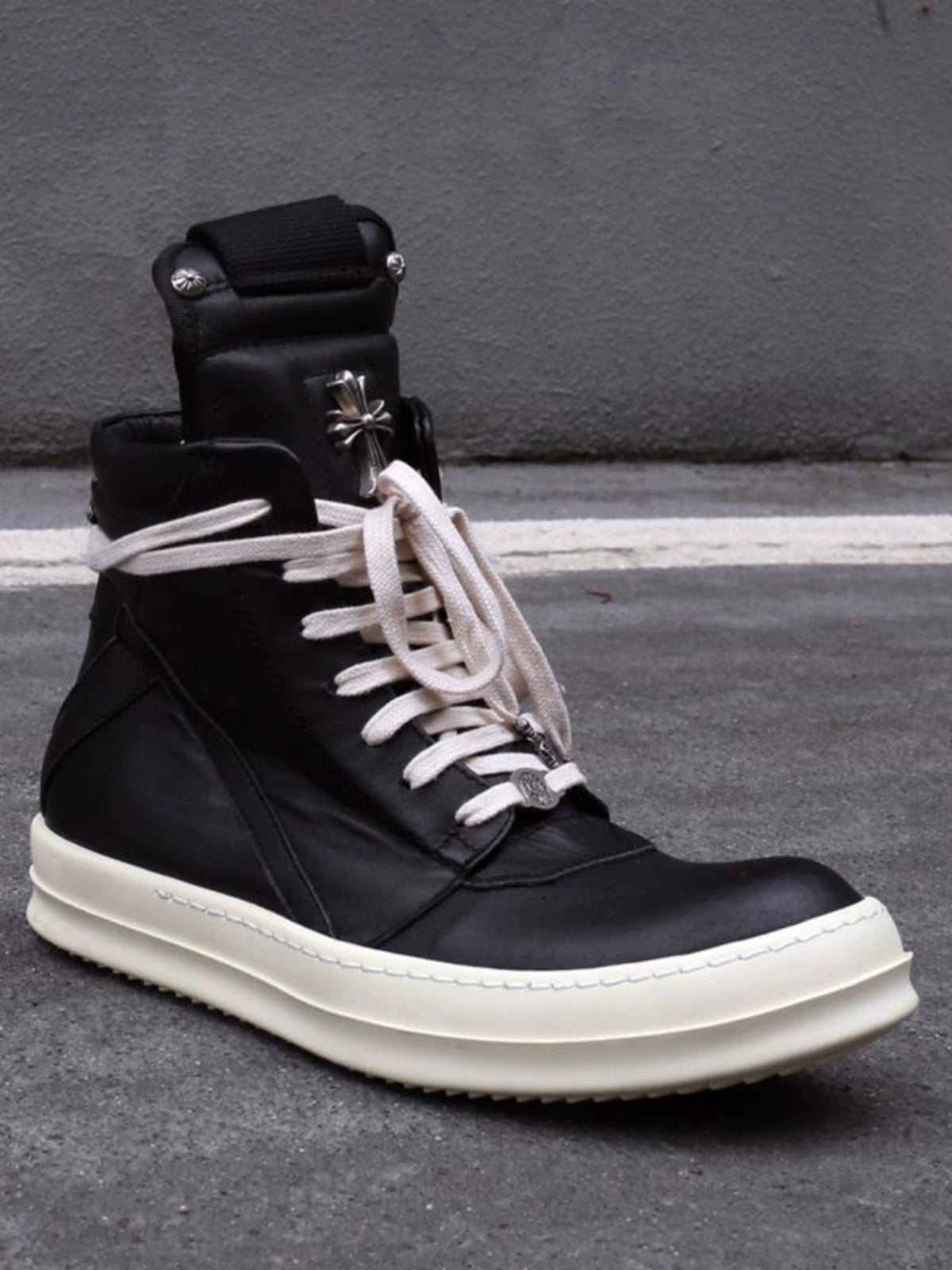 Rick Owens Geobasket x Chrome Hearts