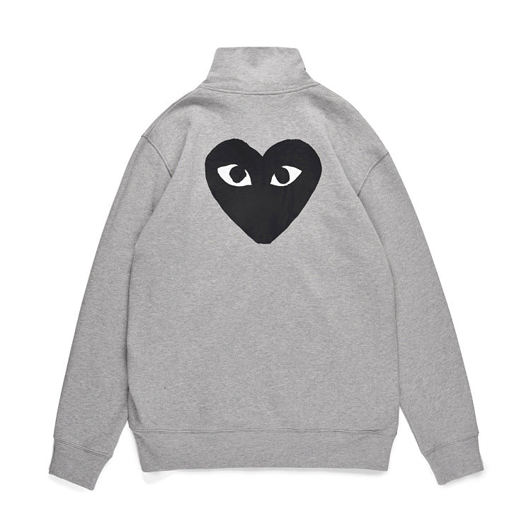 Comme des Garcons (CDG) Zip-Up Sweater Grey