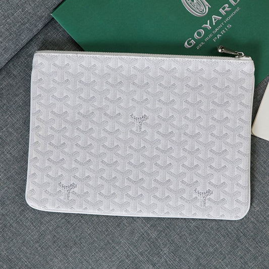 Goyard Senat MM Underarm Bag White