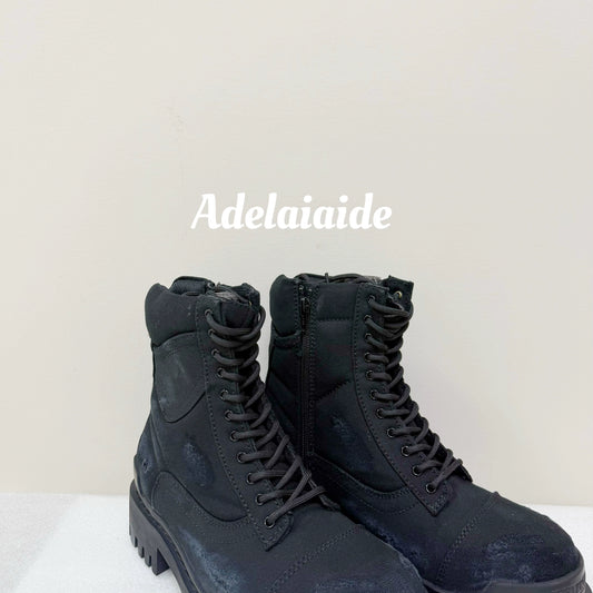 Balenciaga Strike Boots Black