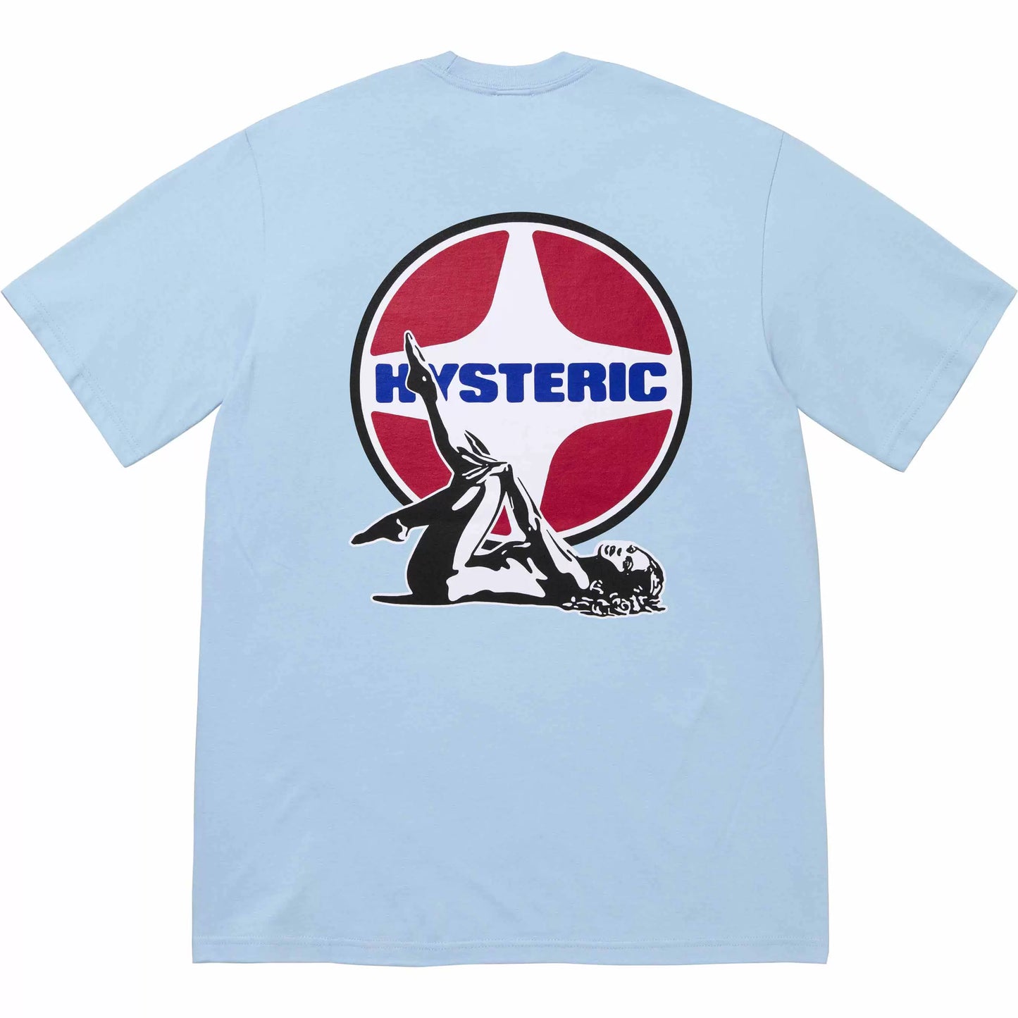 Supreme x Hysteric Glamour 24FW Pin Up T-shirt Blue