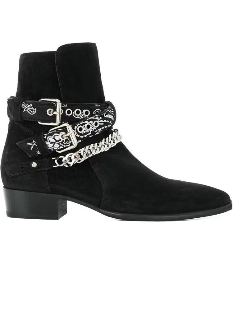 Amiri Bandana Boots