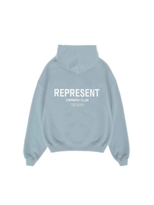 Represent Basic Hoodie Baby Blue