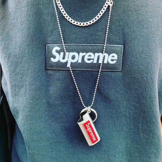 Supreme Lighter Case Necklace