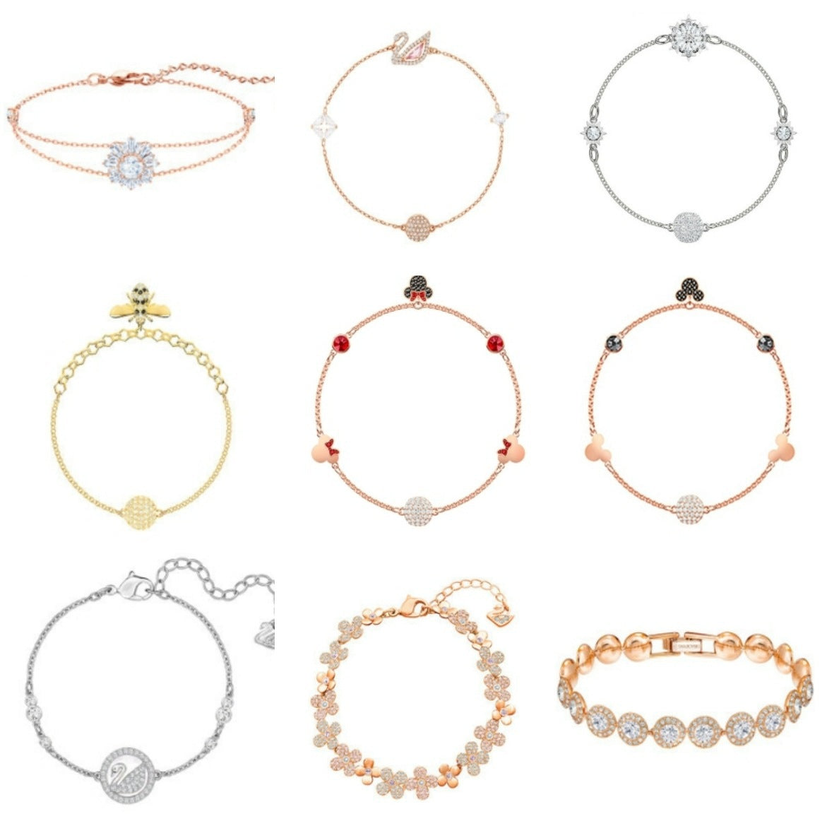 Swarowski Bracelets (120+ Styles)