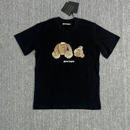 Palm Angeles Leopard Bear T-shirt Black