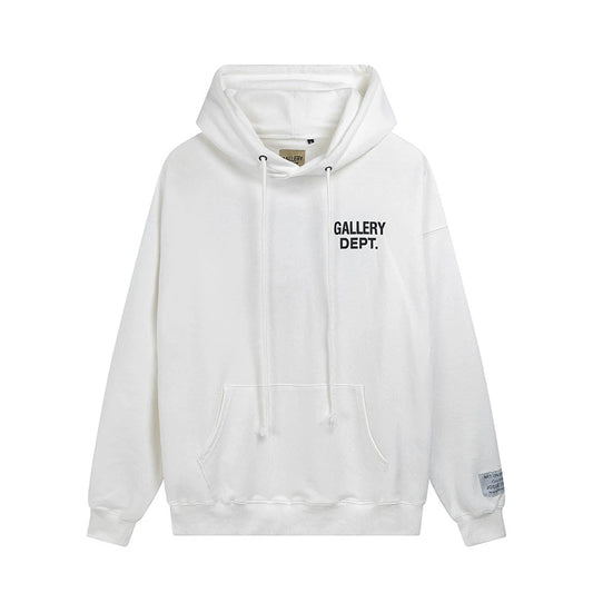 Gallery Dept. small print Hoodie White