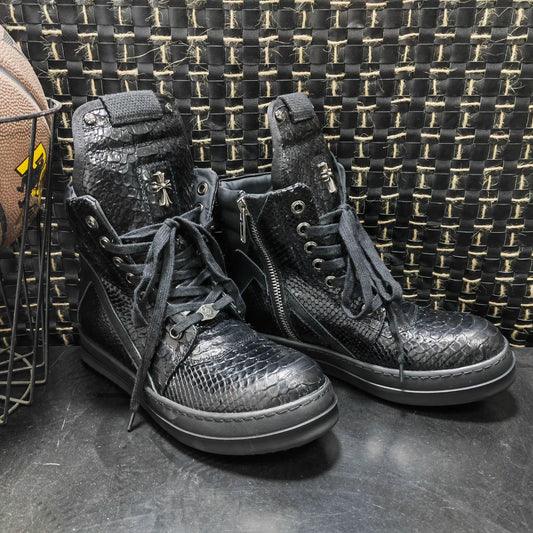 Rick Owens Geobasket Snakeskin x CH