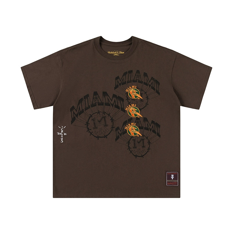 Travis Scott Miami T-shirt Brown