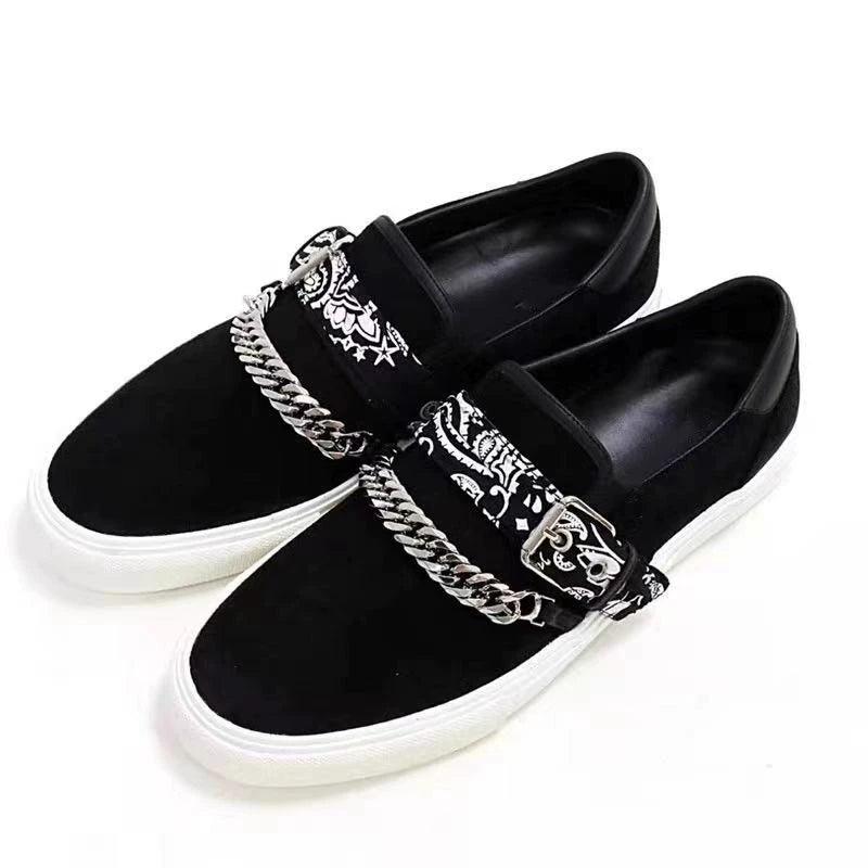 Amiri Bandana Chain Slip-on
