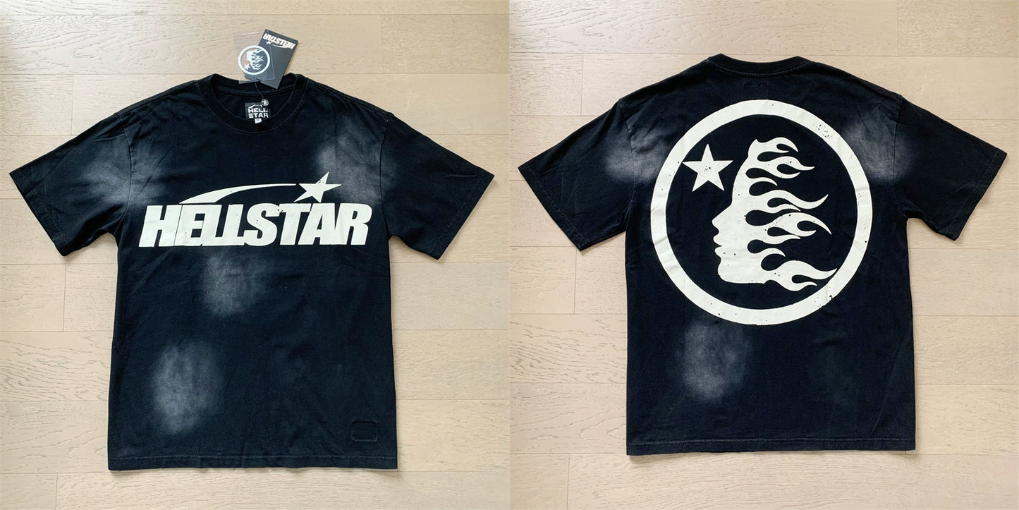 Hellstar T-shirt Washed Black
