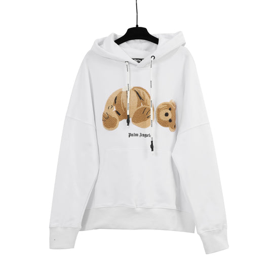 Palm Angeles Bear Hoodie White