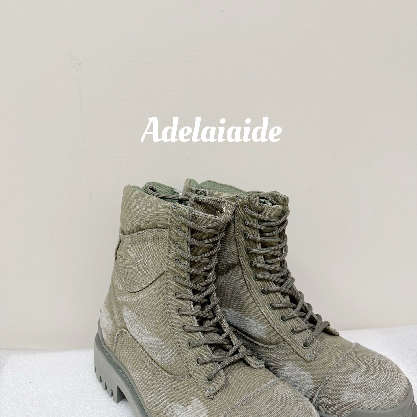 Balenciaga Strike Boots Green