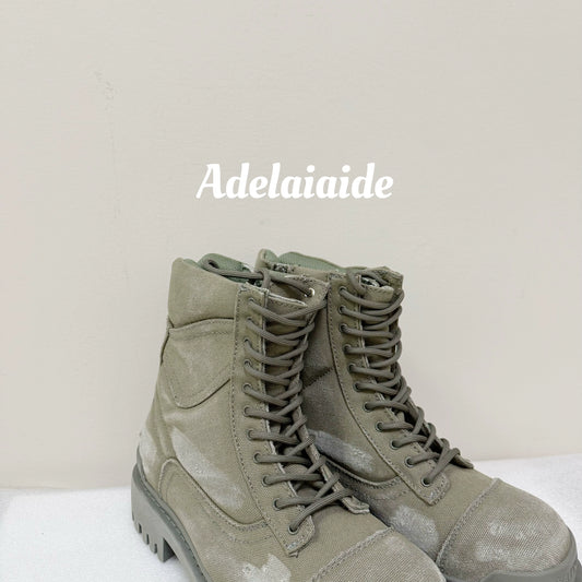 Balenciaga Strike Boots Green