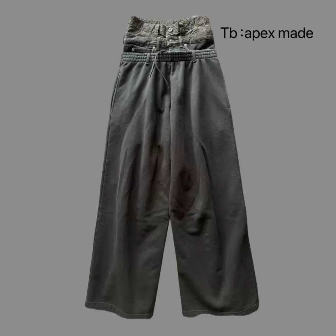 Balenciaga Triple Waist Sweatpants Black