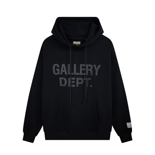 Gallery Dept. Basic Print Hoodie Black