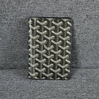 Goyard Grenelle Passport Cover Black