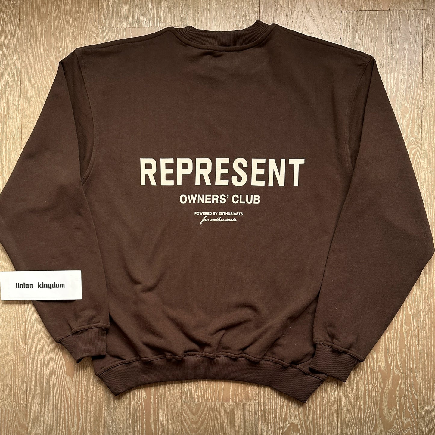 Represent Basic Crewneck Sweater Brown