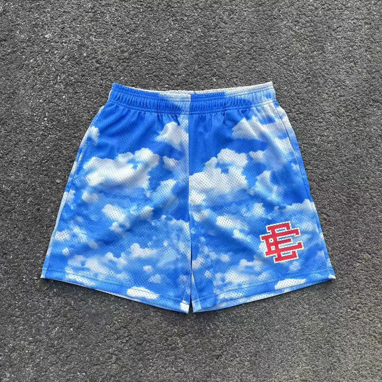 Eric Emmanuel Shorts Clouds Blue