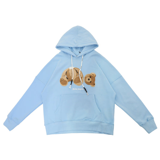 Palm Angeles Bear Hoodie Blue