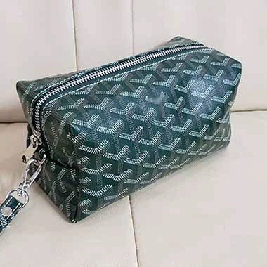 Goyard Bowling 25 Toiletry Bag Green