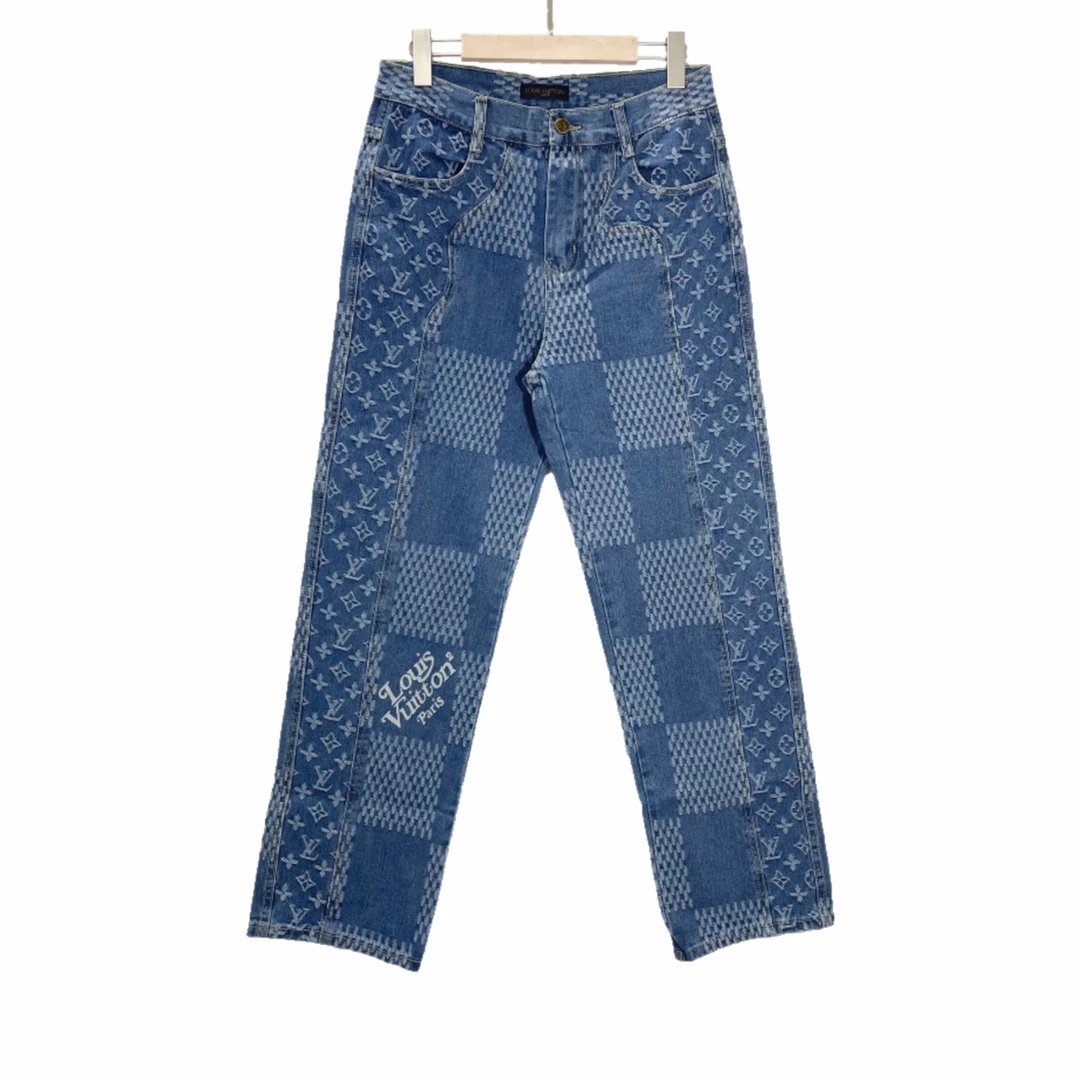 Louis Vuitton Monogram Jeans Blue