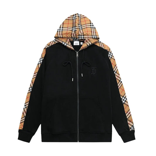 Burberry sleeve monogram Hoodie Black