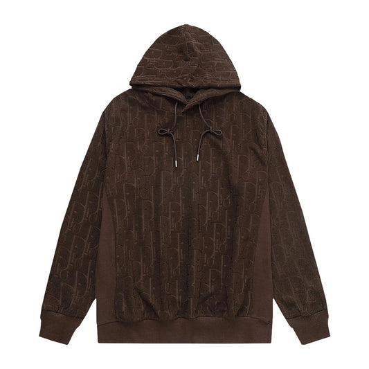 Dior Oblique Hoodie Brown