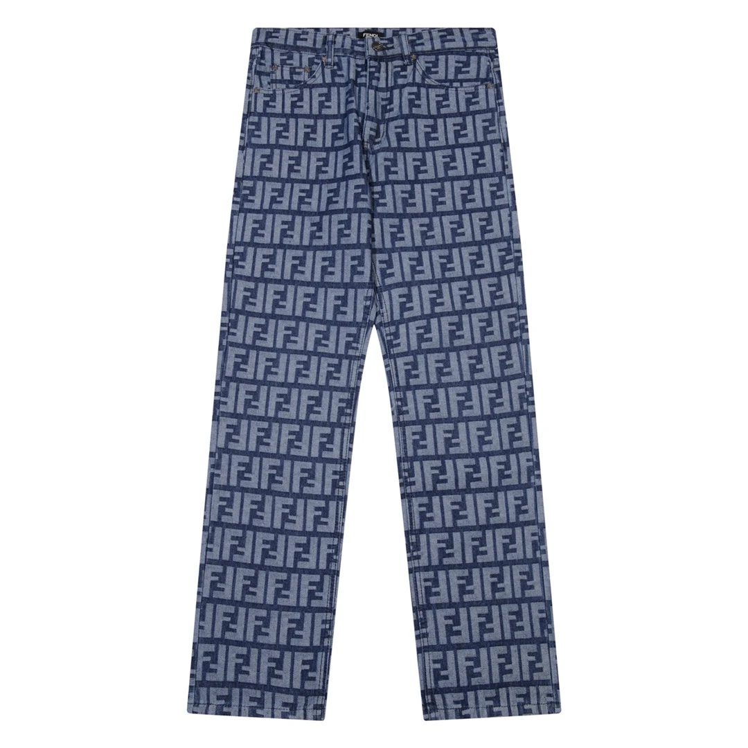 Fendi Full Monogram Jeans