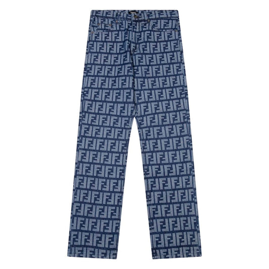 Fendi Full Monogram Jeans