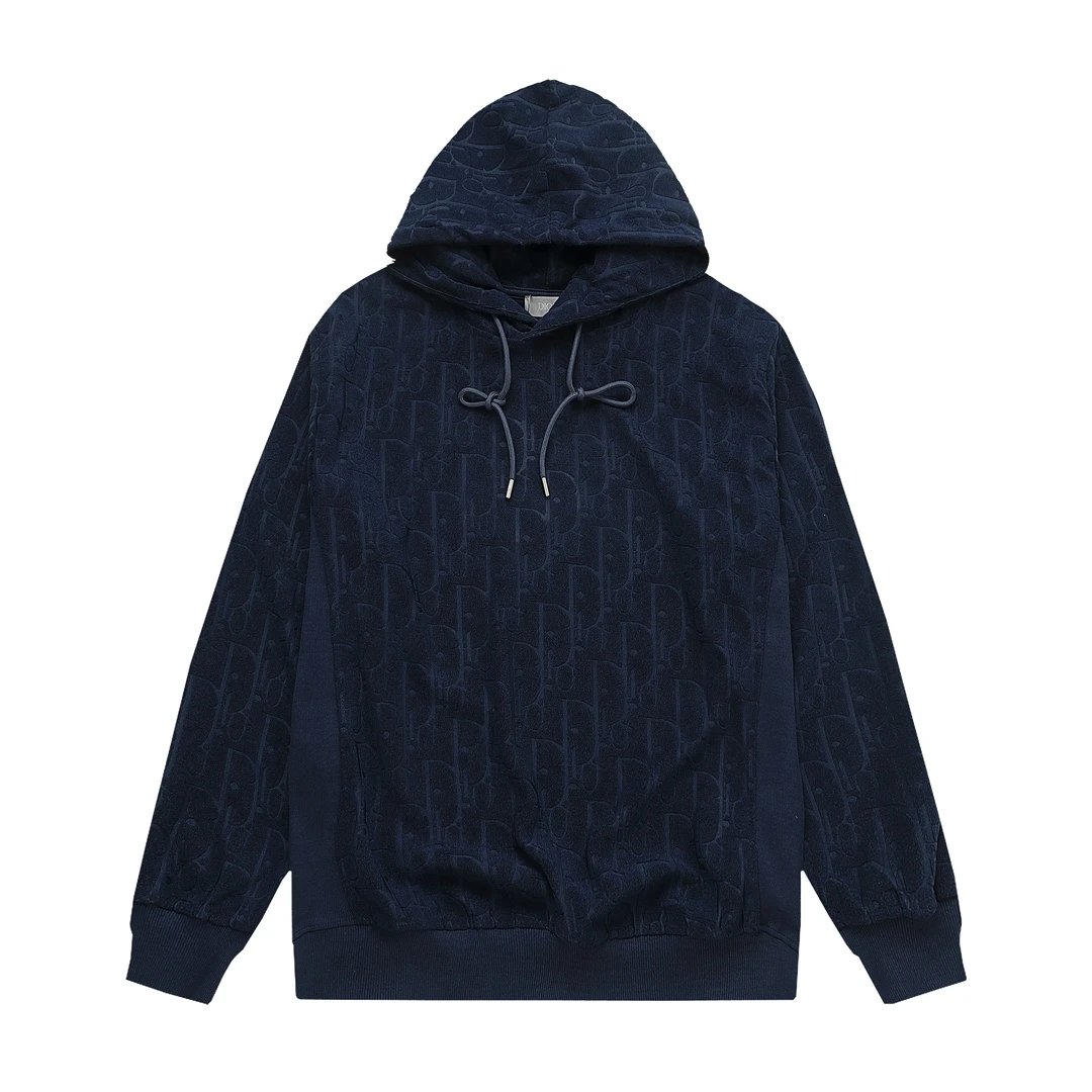 Dior Oblique Hoodie Blue