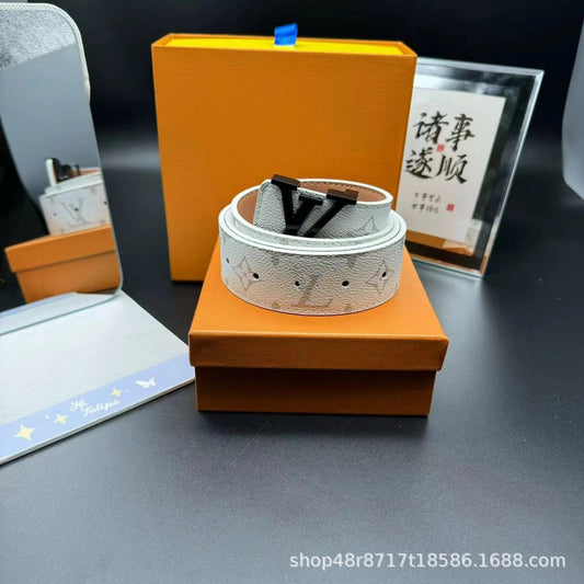 Louis Vuitton Belt White