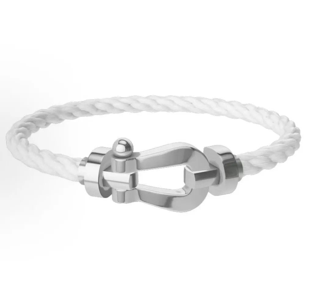 Fred Force 10 Bracelet White & Silver