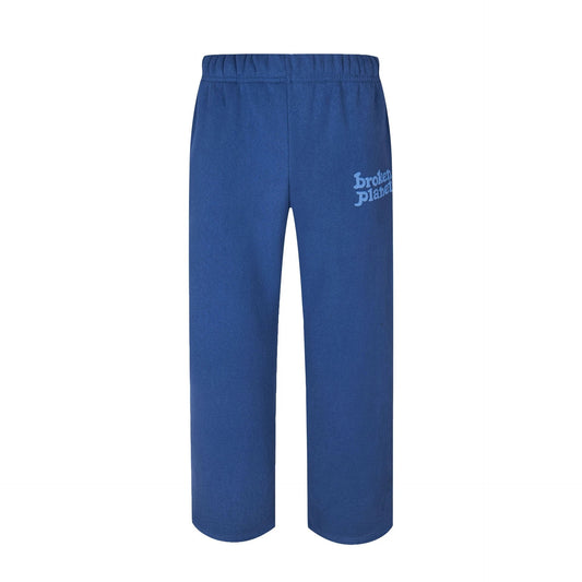 Broken Planet Open Leg Jogger Blue