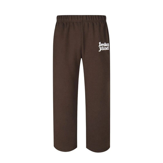 Broken Planet Open Leg Jogger Brown