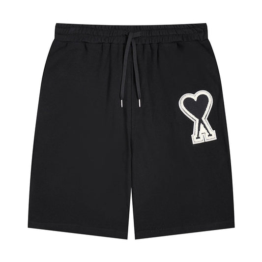 Ami Paris Shorts Black (Big Black Icon)