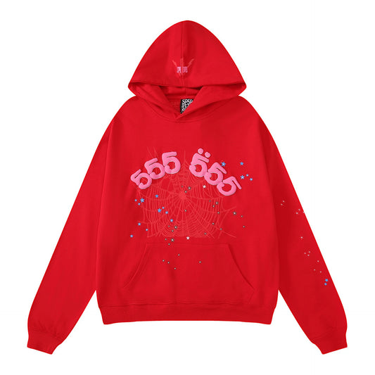 Spider 555 Hoodie Red