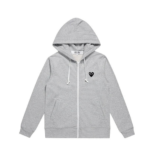Comme des Garcons Zip-Up Hoodie Grey