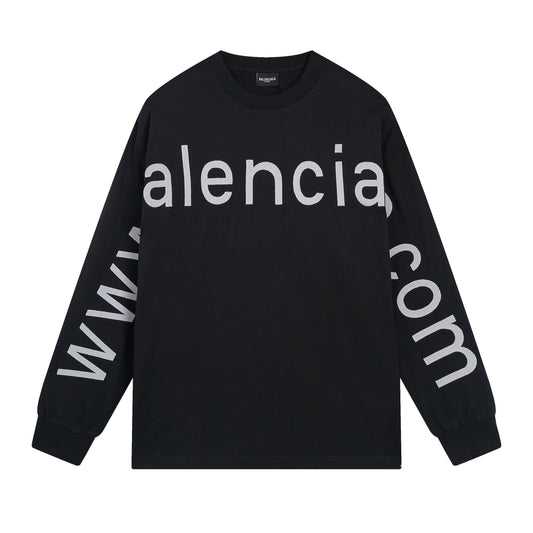 Balenciaga www . com Longsleeve Black