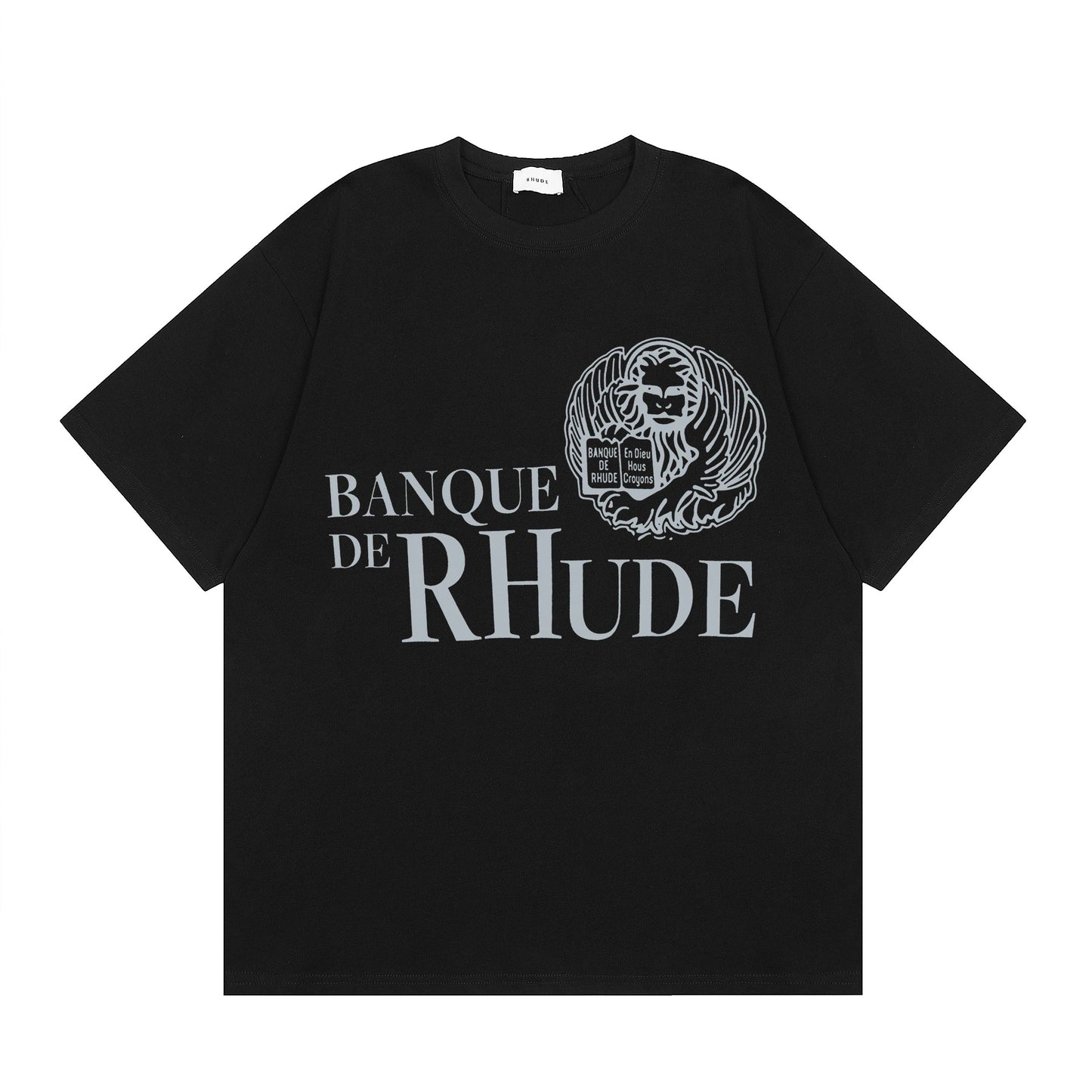 Rhude Banque De Rhude T-shirt Black