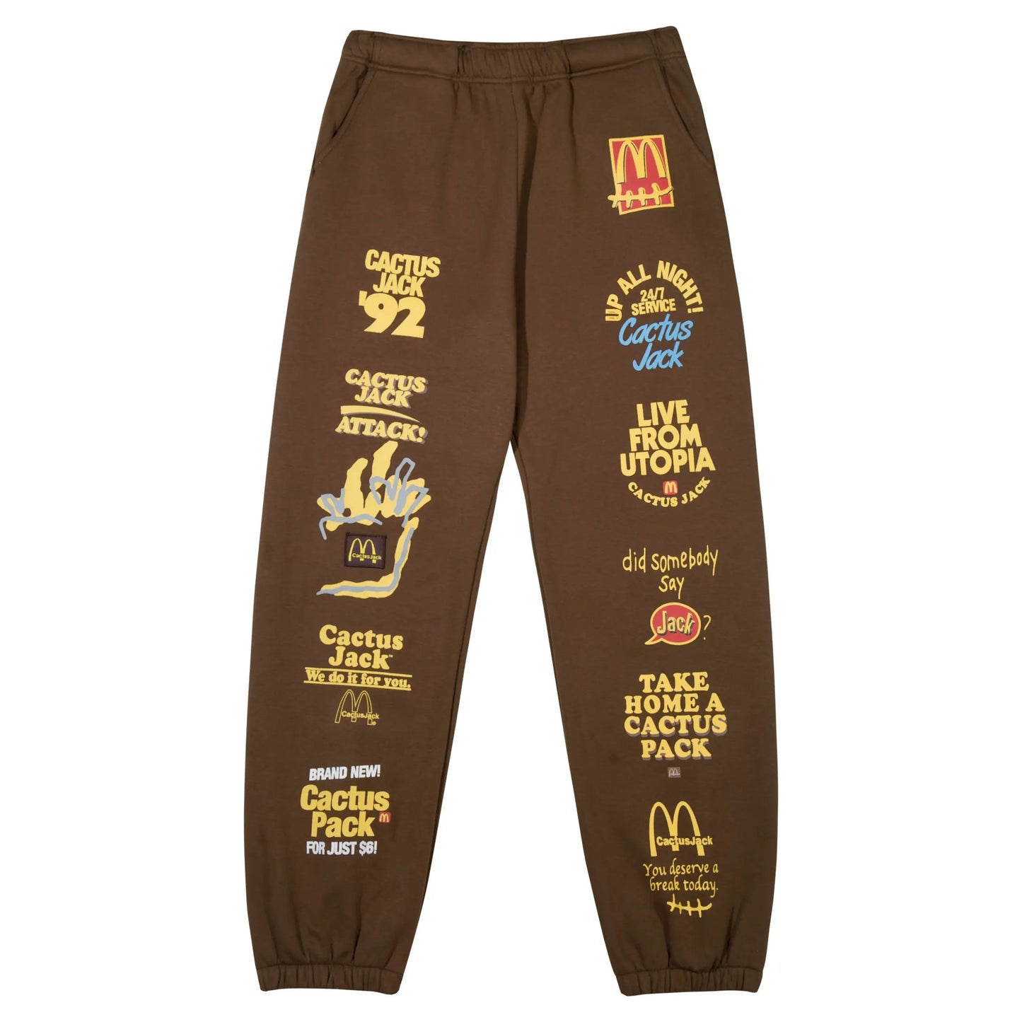 Travis Scott Sweatpants Brown