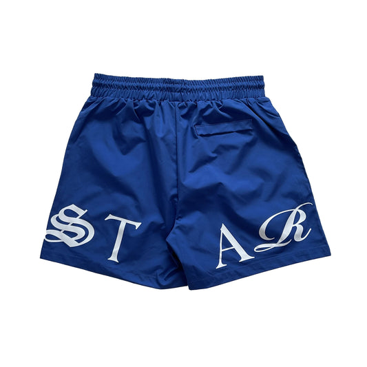 Trapstar "star" Shorts Blue